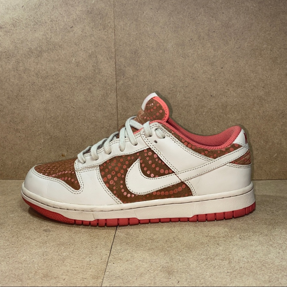 Nike dunk low “COGNAC”/sanddrift Sienna Sheen sz 8